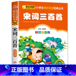 宋词三百首 [正版]三字经注音版 小学生一年级二年级课外书彩色图案版小学语文阅读丛书班主任老师推 荐儿童文学国学经典书籍