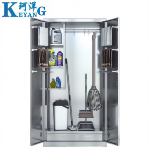 珂洋 不锈钢清洁柜保洁柜 双门900*400*1800mm 台