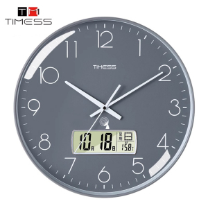 TIMESS电波钟钟表挂钟客厅家用时尚时钟挂墙轻奢装饰大气创意挂表