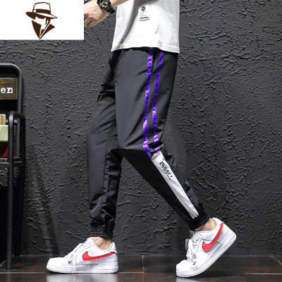 冰丝休闲裤男士男装宽松夏季2019新款薄款速干裤运动裤子长裤男潮YIBUSHENG