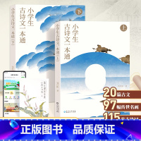 小学生古诗文一本通(上下册) [正版]中学生古诗文一本通上下册全套 初中古诗词和文言文全解一本通中学生语文古诗文完全解读
