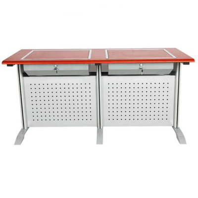 甘柔美双人钢木翻转桌GRM-GM2F24尺寸:1600*600*750mm张