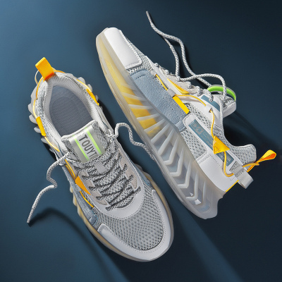 坚马运动鞋男夏季透气2021年夏天新款健身减震软底跑步百搭老爹鞋ins潮休闲鞋