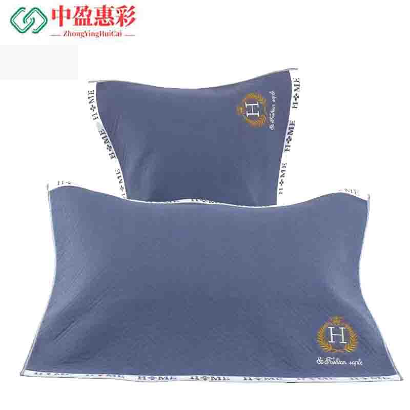 中盈惠彩 加密纯棉纱布枕巾 ZJ-08 58*88cm 条