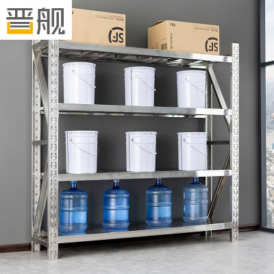 晋舰304不锈钢货架置物架药品收纳展示架承重500kg 1500*500