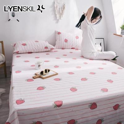 家柏饰(CORATED)简约全棉床单单件四季单人1.2m床双人1.5/1.8米全棉被单床单