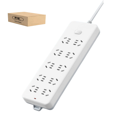 杰储(GCHUL) CPP110 总控10位 5米 2500W 接线板 (计价单位:个) 白色