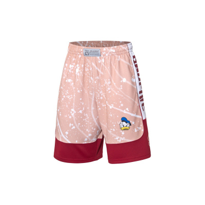 李宁迪士尼米奇联名款BADFIVE篮球比赛裤男士新款宽松运动裤