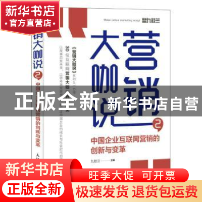 正版 营销大咖说:2:中国企业互联网营销的创新与变革 九枝兰 人民