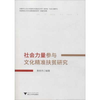 醉染图书社会力量参与文化精准扶贫研究9787308196444
