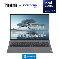 联想ThinkPad ThinkBook 16+ 0UCD 16英寸标压便携轻薄笔记本电脑 (英特尔Evo平台认证酷睿Ultra 5 125H 16G内存 1T固态 2.5K)定制