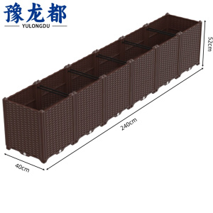 豫龙都户外花盆2.4m个
