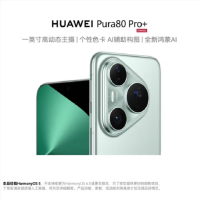 华为 Pura 80 Pro+ 16GB+512GB 釉青 一英寸高动态主摄 100W超级快充 昆仑玻璃 120Hz刷新率 华为P80 pro智能手机