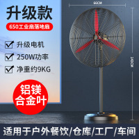 钻石牌(DIAMOND)工业风扇大功率落地扇商用强力摇头壁挂式大风力牛角扇 650落地铝镁合金叶