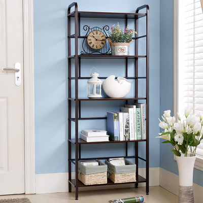 简约现代多层实木书柜组合 书房卧室储物收纳架产品展示架柜花货架子