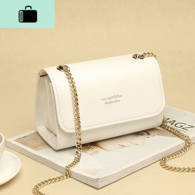 包包女学生斜挎包韩版2019新款夏季ins百搭单肩包链条迷你小方包LNEW LAKE女士单肩包