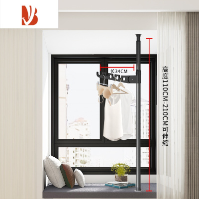 三维工匠顶天立地衣柜晾衣架落地卧室家用网红挂衣架置物架置衣架收纳器