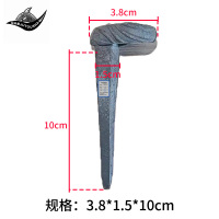 巨头鲨手工锻打十公分道钉3.8*1.5*10cm