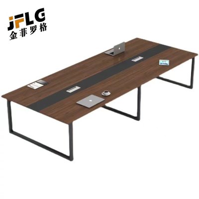 苏宁 金菲罗格 办公家具 简约板式办公长条桌会议桌