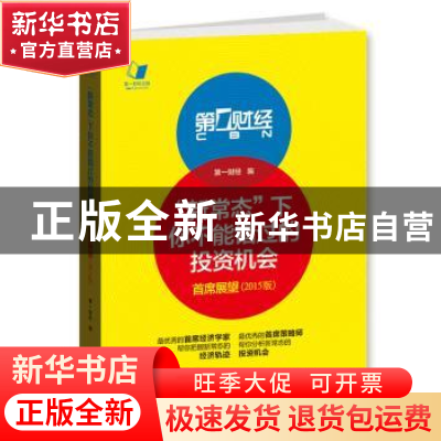 正版 “新常态”下你不能错过的投资机会:首席展望:2015版 第一财