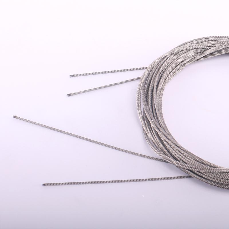 升降晾衣架钢丝绳 室内阳台手摇晾衣杆配件维修闪电客不锈钢钢丝 8米1