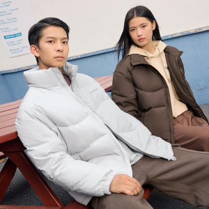 361°羽绒服冬季男女同款雨屏防泼水短羽绒服宽松立领运动外套