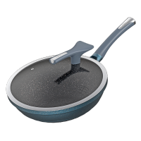 爱仕达(ASD)炒锅魔法石系列4-6人无烟不粘锅32cm能铁铲高端炒菜锅 明火适用 旗舰正品CL32F2Q