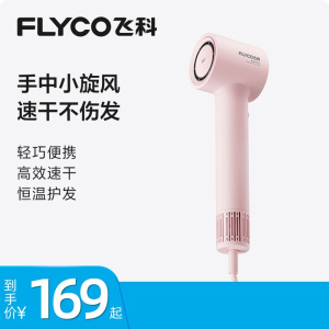 飞科(FLYCO)家用电吹风高速吹风机高浓度负离子护发大风力速干便携低噪音吹风筒FH6370 樱花粉
