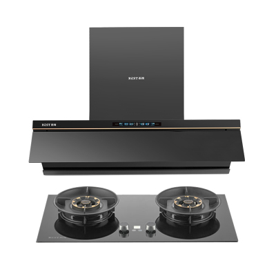 百得(BEST)华帝股份烟灶套装AC30Pro+AQ28 28m³超薄平嵌吸油烟机直流变频智能巡航5.2kW大火力天然气