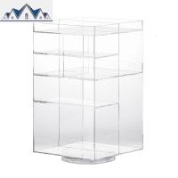 旋转化妆品收纳盒亚克力整理盒梳妆台护肤品收纳架子66241 三维工匠