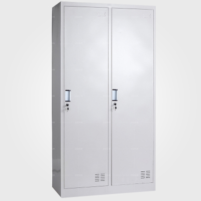 迈亚家具二门更衣柜家用铁皮柜储物柜浴室宿舍柜子钢制员工柜