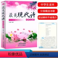最美现代诗(中学生读本) 初中通用 [正版]中学生读本美散文小品文初中生古诗词诵读七八九年级语文课外阅读经典美文中学生散