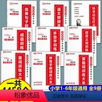 句子训练+字词成语大全[全套9册] 小学通用 [正版]小学生语文优美句子积累大全修辞手法专项训练习一二三四五六1-6年级
