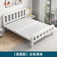 质凡铁艺床双人床家用铁床单人宿舍加固加厚铁架床 1.2*2米床