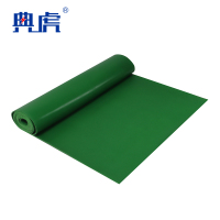 典虎 绝缘橡胶板地垫 绿色10mm厚 35kv 块