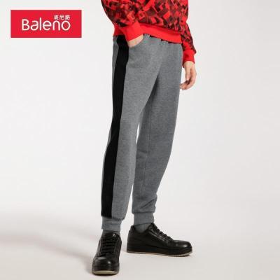 2件3折价83.7-Baleno班尼路男士休闲裤秋冬新款束脚裤卫裤运动长裤M_761