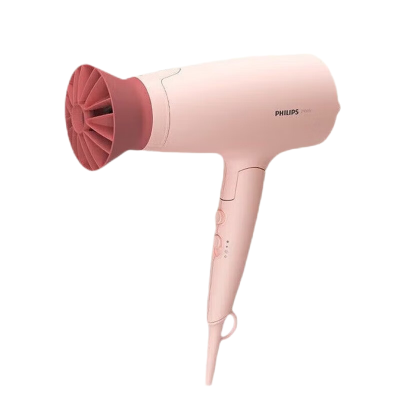 飞利浦(PHILIPS)吹风机家用电吹风恒温风嘴护发大功率速干风筒澎湃风量可折叠机身亮泽柔顺BHD356