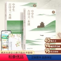 中学生古诗文一本通(上下册) [正版]中学生古诗文一本通上下册全套 初中古诗词和文言文全解一本通中学生语文古诗文完全解读