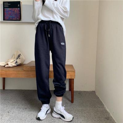 秋季加绒加厚2020新款韩版宽松休闲运动裤束脚哈伦裤女装阔腿裤子娜蜜雨