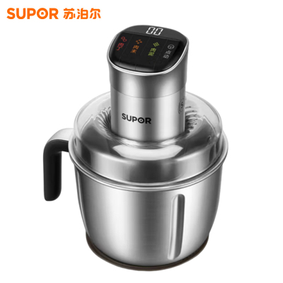 苏泊尔(SUPOR)绞肉机家用电动多功能不锈钢悬浮刀料理搅拌机2.2L大容量馅婴儿辅食机 JR65S-G220