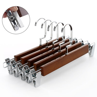 千里谷KLG-YJ01 实木扁钩裤架 10个/组 (计价单位:组)复古色