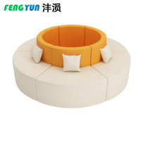 沣涢 洽谈会客沙发 接待沙发 200*200cm 张