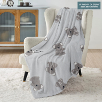 LA MAISON DE SASHA 午睡毯毛巾被便携办公室毯子沙发毯午休夏季四季毯盖腿披肩空调毯