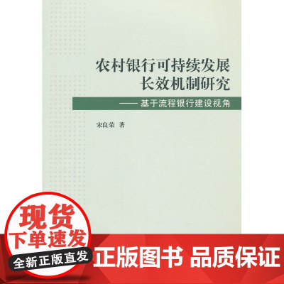 农村银行可持续发展长效机制研究--基于流程银行建设视角(宋良荣)
