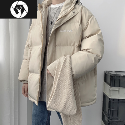 HongZun棉衣男士2020新款冬季外套加厚加绒圣诞日系棉袄冬装情侣羽绒棉服棉衣