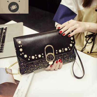 上新小包包女2020新款名媛手包韩版个性时尚百搭气质宴会手拿包女艾狄伊娃女手包