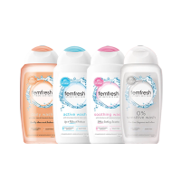 英国芳芯femfresh女性私处洗护液私密清洗护理液洗护清爽 百合香