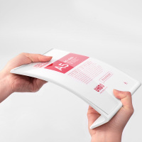 优和(UHOO)桌牌L型亚克力台卡白色透明1个装 105mmx148mm A6 竖款 收款码行程绿码台卡架展示牌
