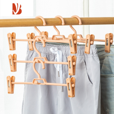 三维工匠家用裤架裤夹衣架jk挂裙子汉服夹子防炸褶强力带收纳挂衣裤架