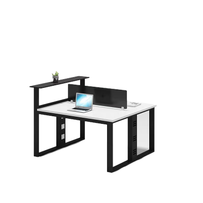 易企采 双人位办公桌 简约现代单人位职员桌工位桌办公室桌子屏风办公桌